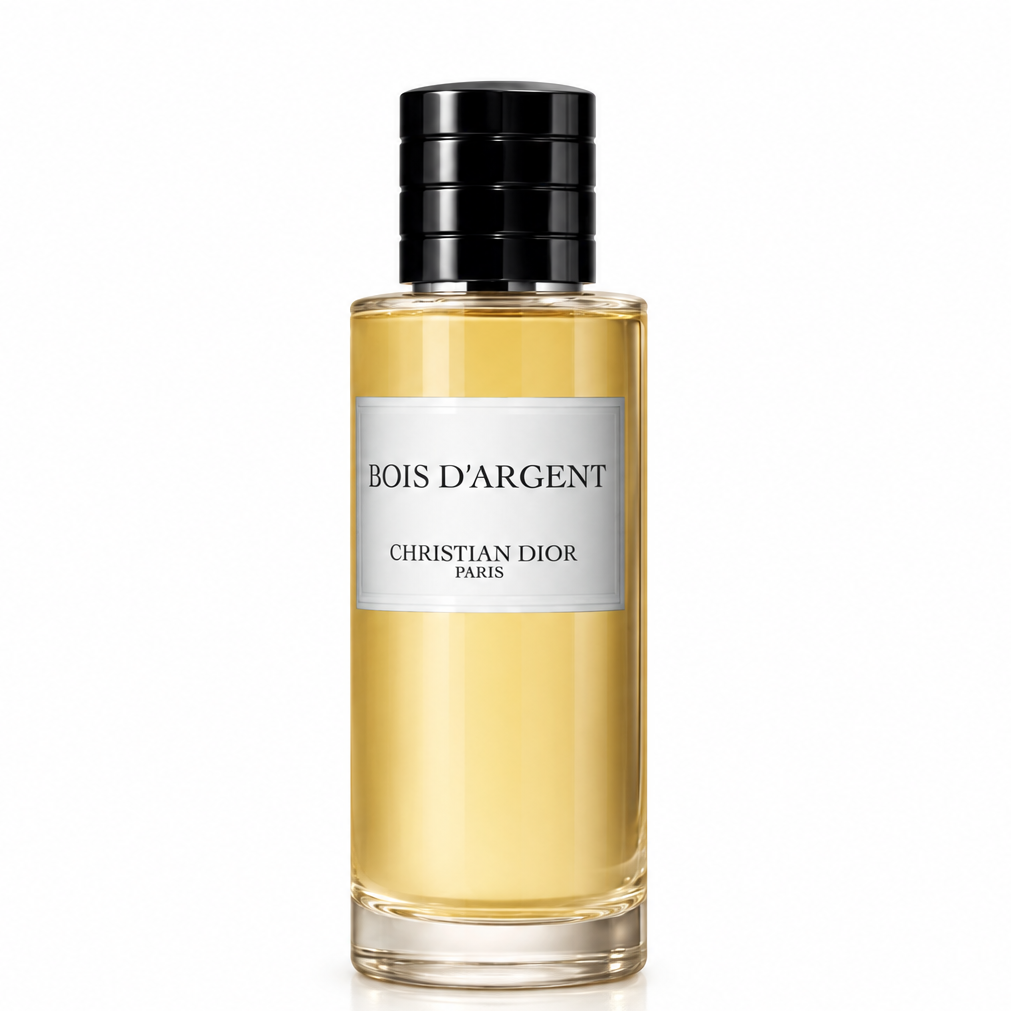DIOR BOIS D’ARGENT のボトル。ラ・コレクシオン・プリヴェのボワ・ダルジャン。
